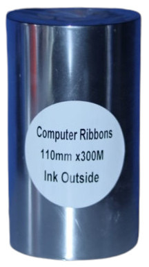 Premium Wax 110mm x 300M Barcode Ribbon