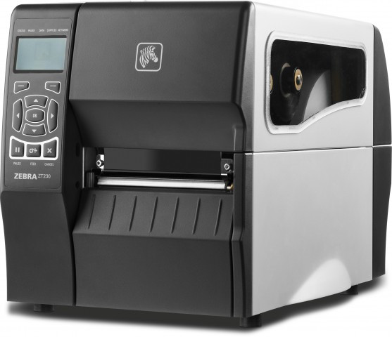 Zebra ZT230 Black And White Thermal Barcode Label Printer 
