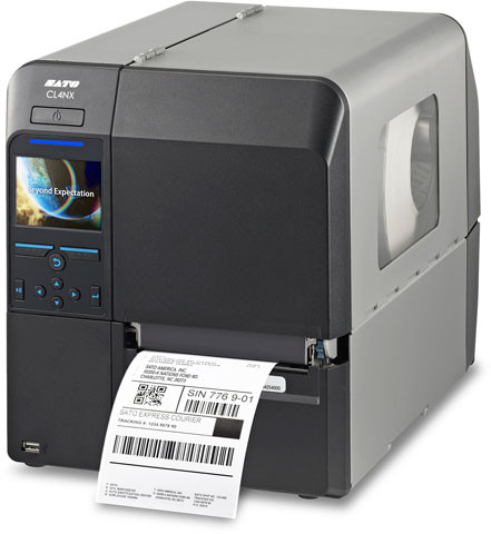 Sato CL4NX 203 Dpi Industrial Barcode Thermal Label Printer 